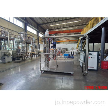 不活性ガス保護ジェットミルシステム